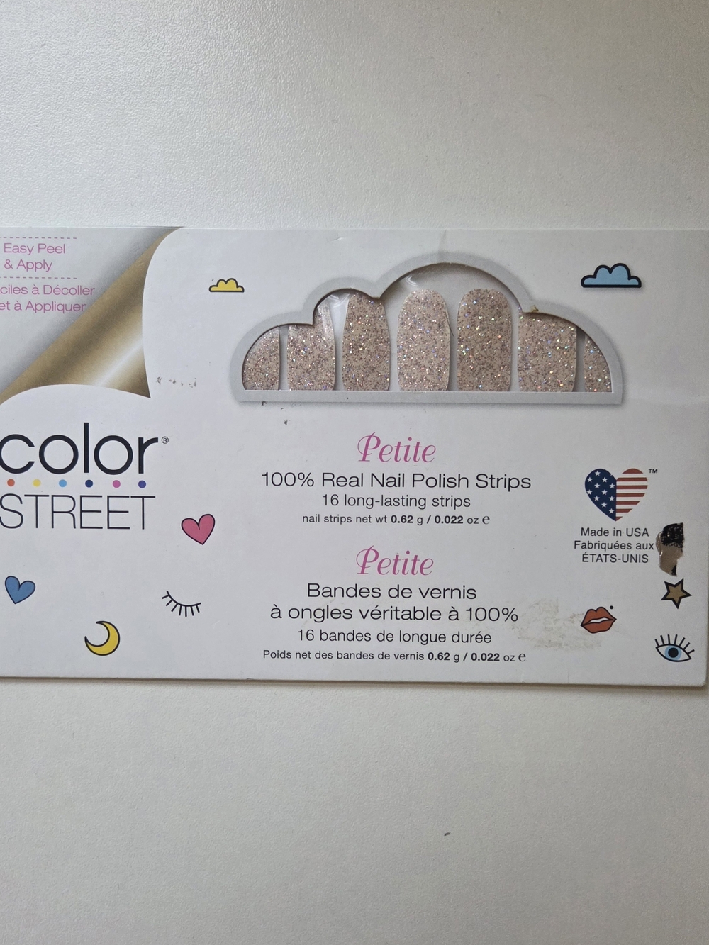 Color Street Tiny + Shiny Nail Polish Strips